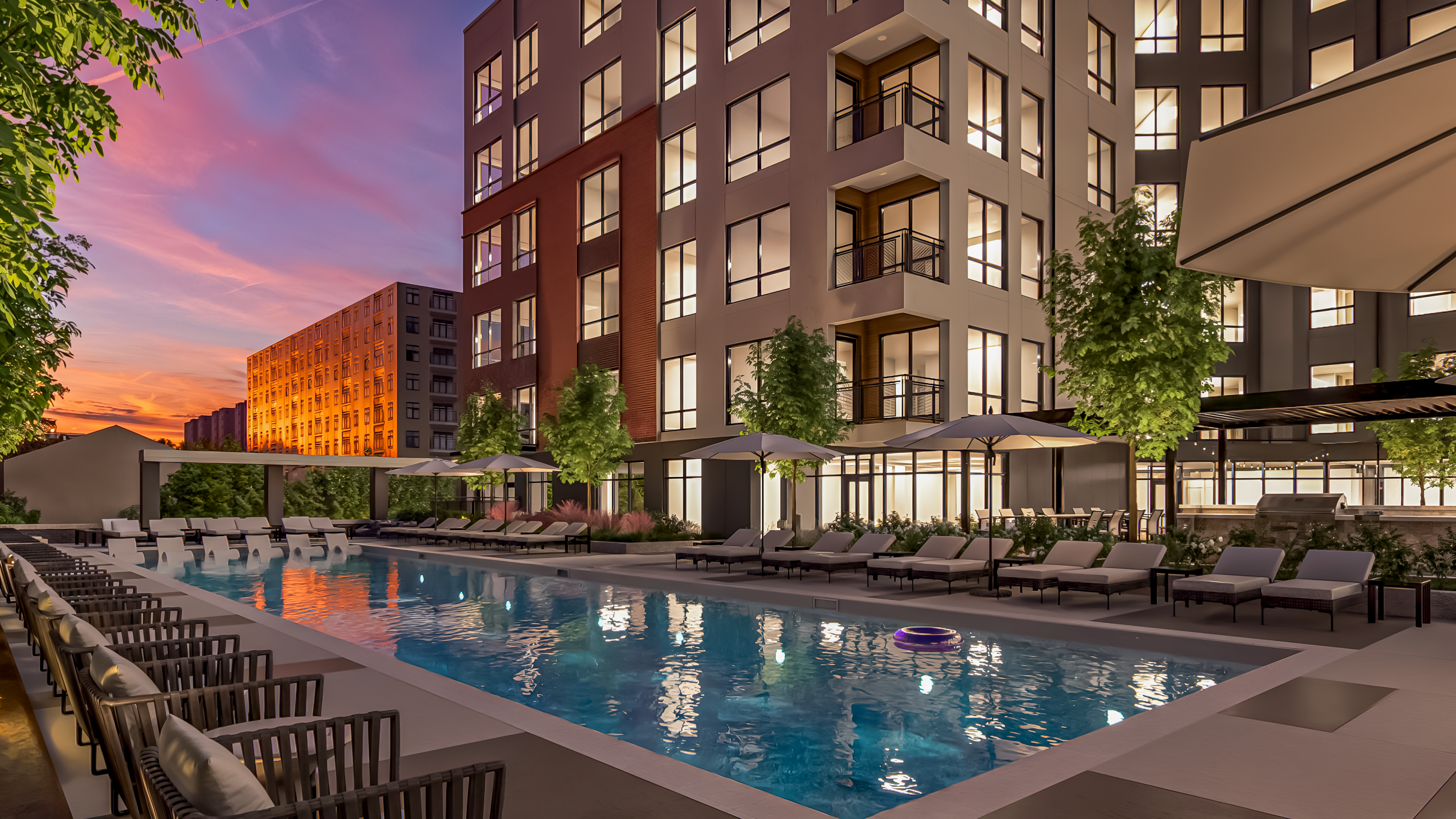 ➞ Resort-Style Saline Pool & Courtyard Retreat Image 1